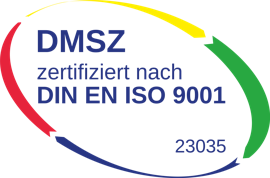 DMSZ zertifiziert nach DIN EN ISO 9001